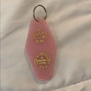 Be groovy or leave keychain